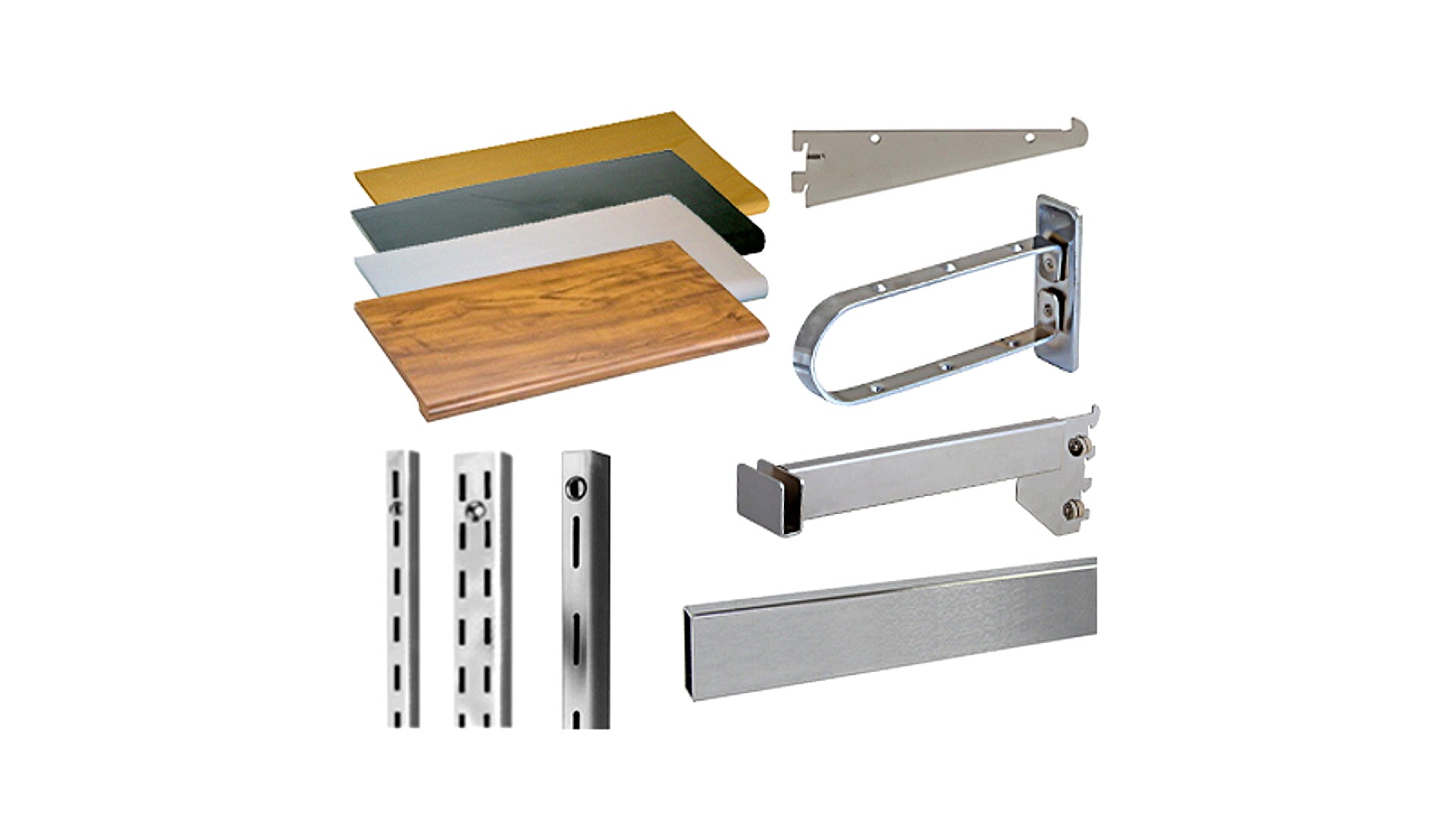Wall Standards Tubing & Shelving