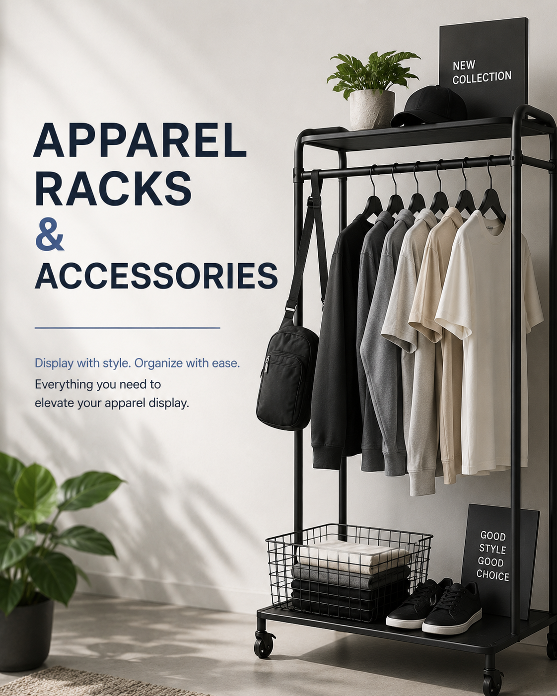 Apparel Racks & Accessories