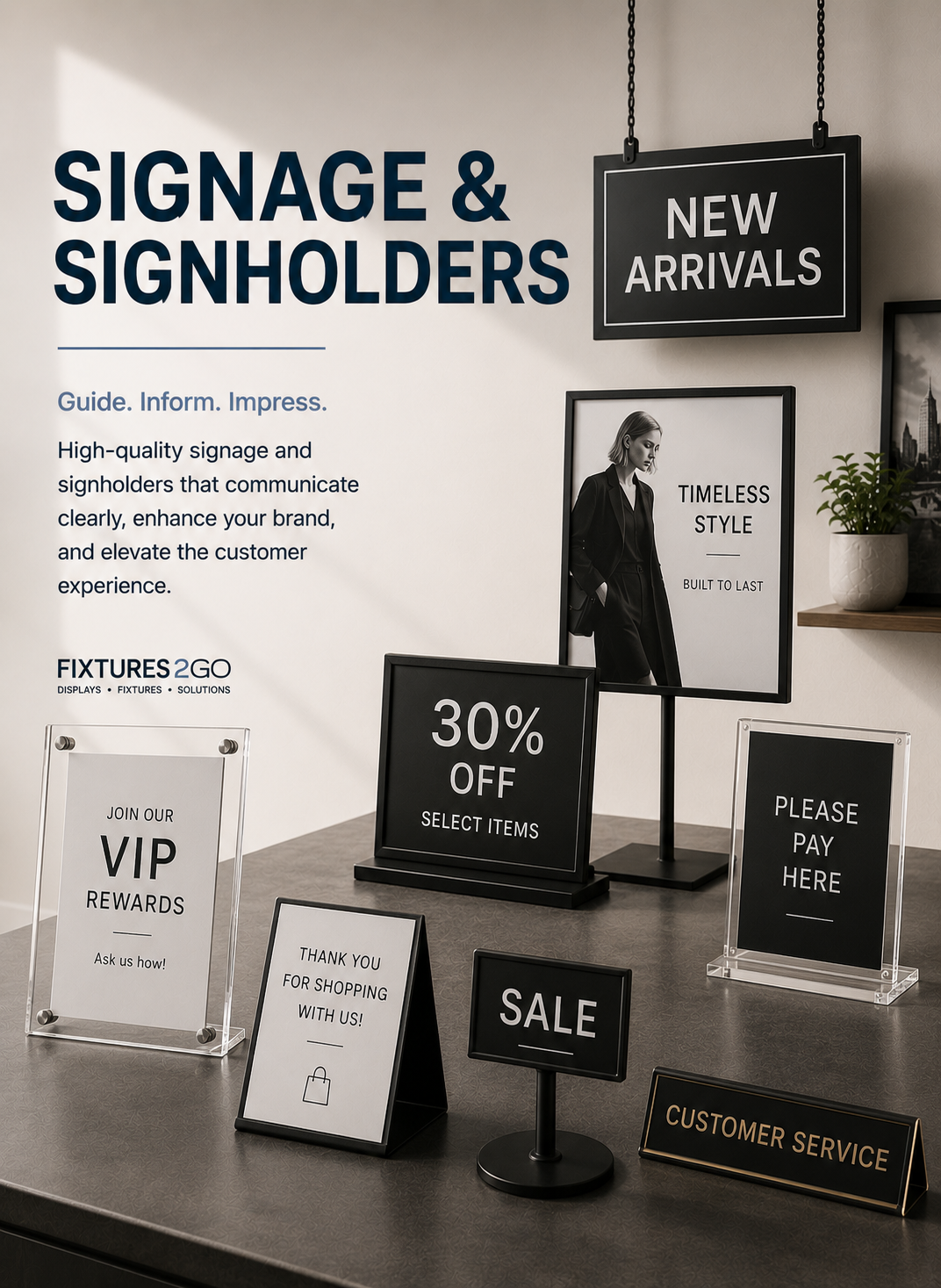 Signage & Signhoders