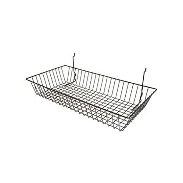 B7-34. SHALLOW WIRE BASKET 24"L x12"D x 4"H