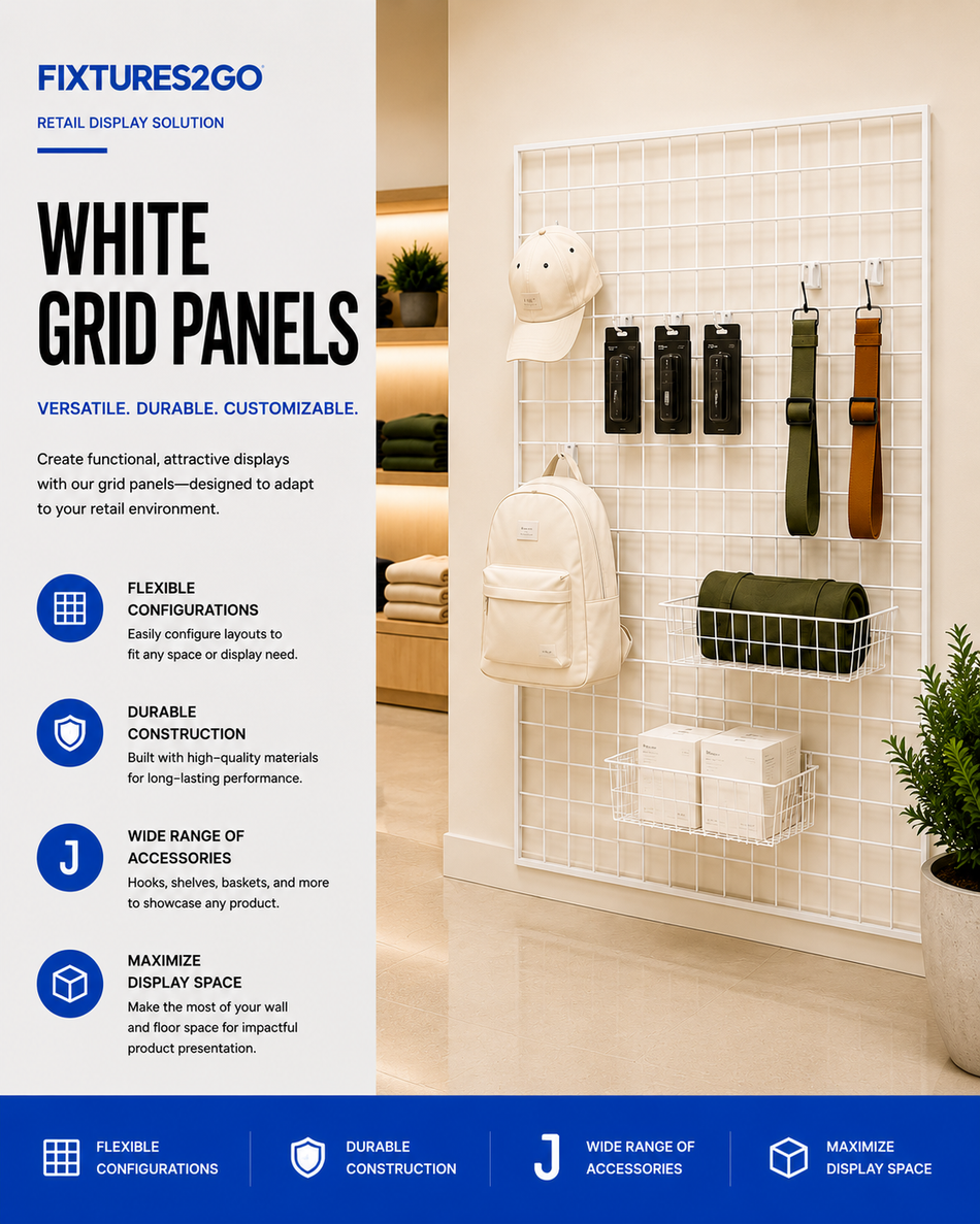 C1-3. WHITE GRID PANELS