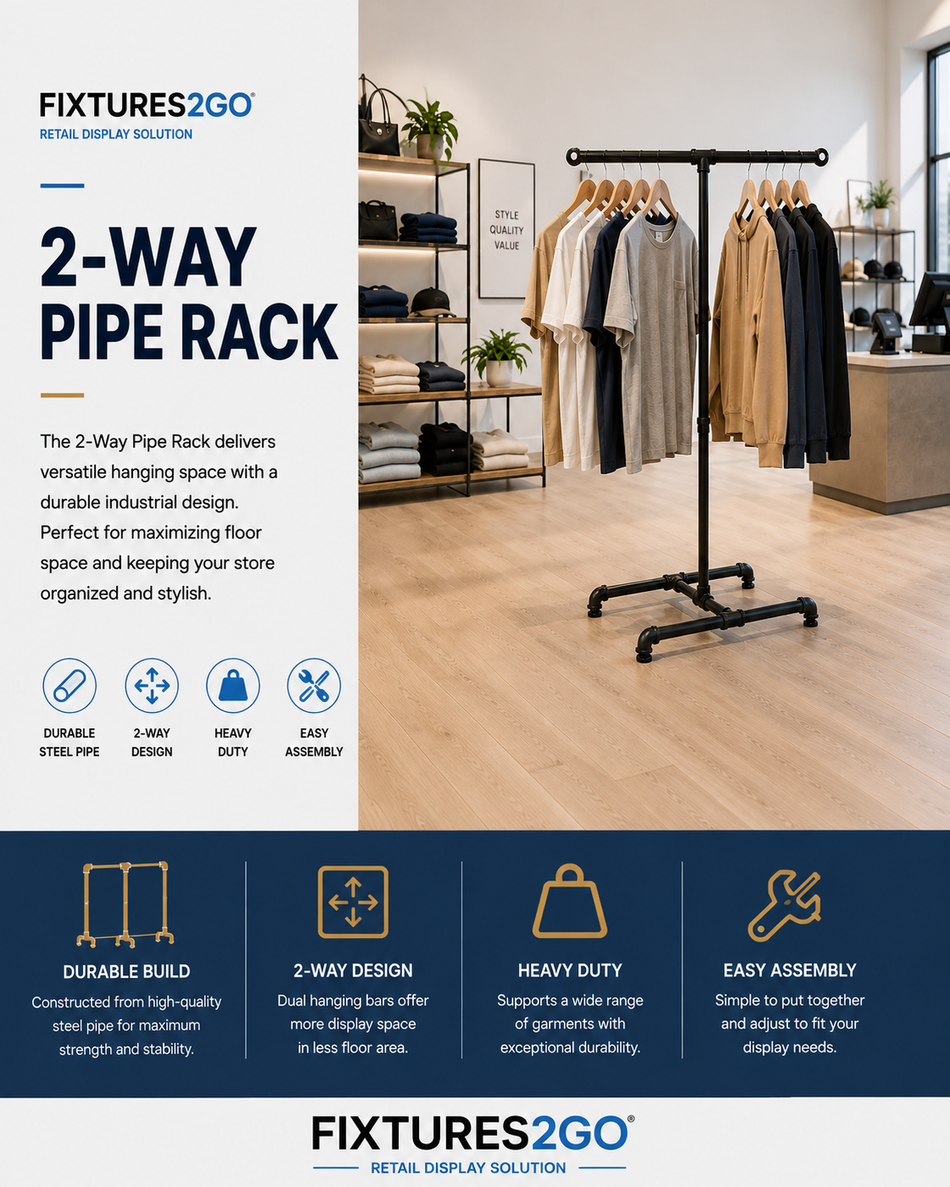 G1-1. 2-WAY PIPE RACK
