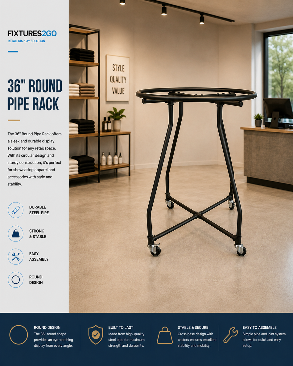 G1-26. 36" ROUND PIPE RACK