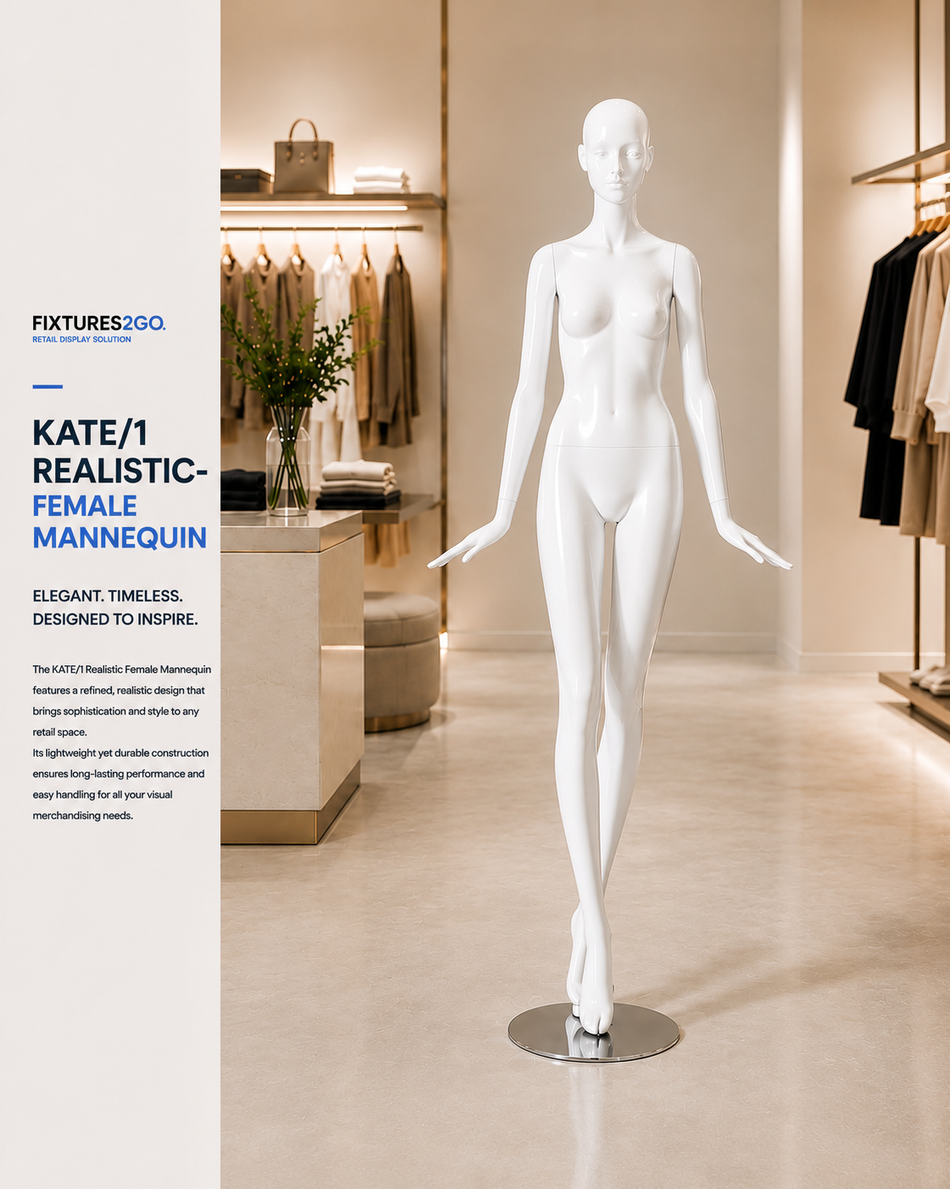 H1-21. KATE/1 REALISTIC- FEMALE MANNEQUIN
