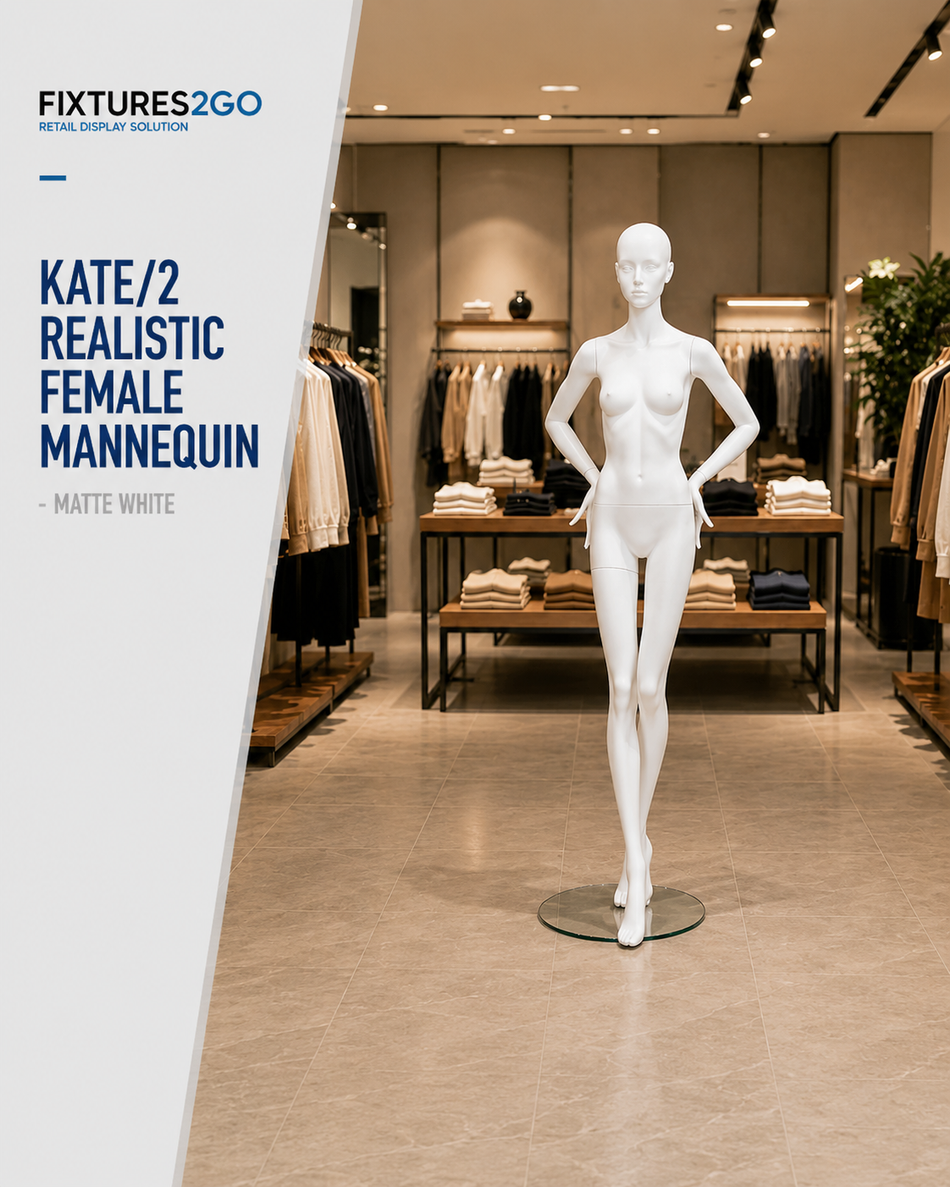 H1-22. KATE/2 REALISTIC- FEMALE MANNEQUIN