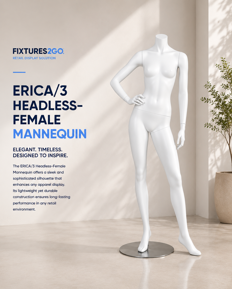 H1-8. ERICA/3 HEADLESS-FEMALE MANNEQUIN