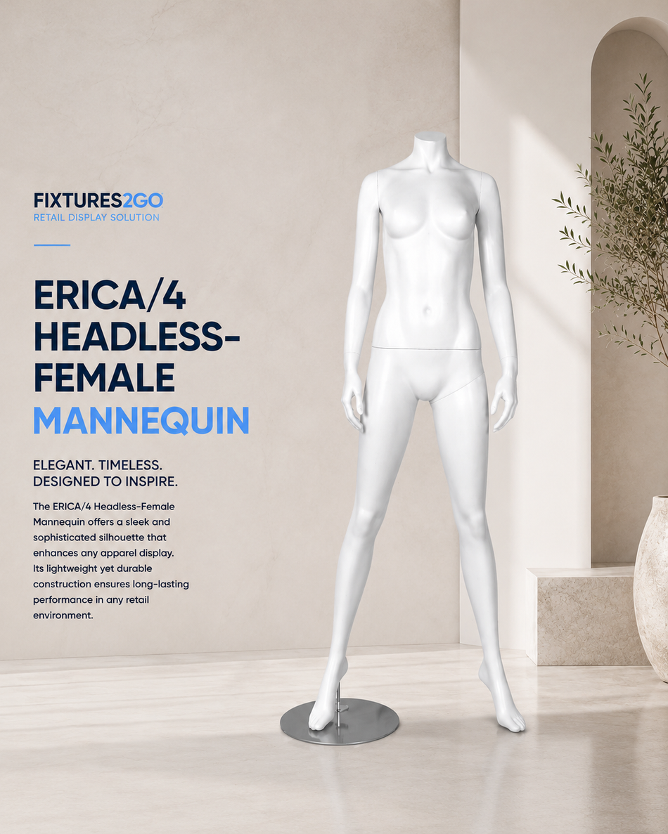 H1-9. ERICA/4 HEADLESS-FEMALE MANNEQUIN