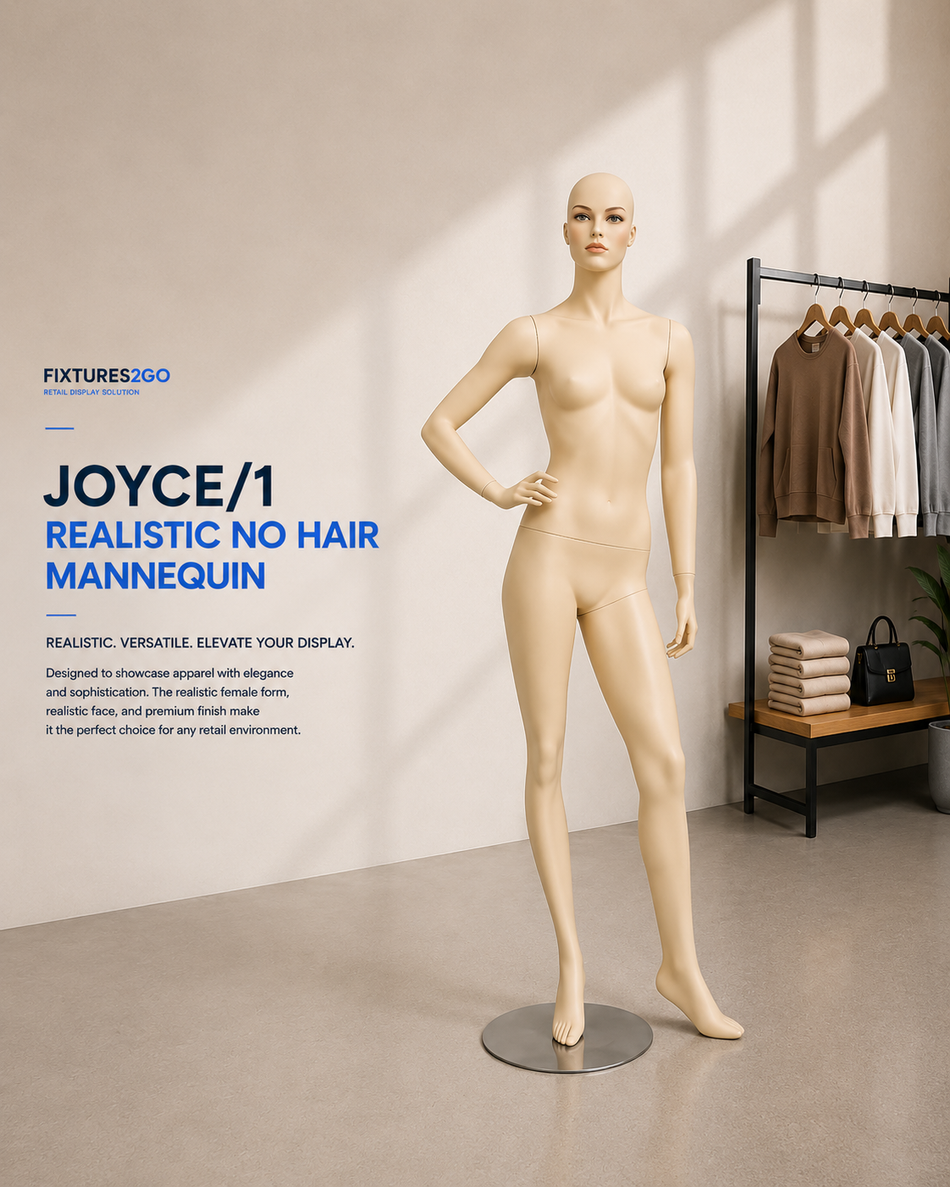H2-11. JOYCE/1 REALISTIC FEMALE MANNEQUIN – FLESH TONE