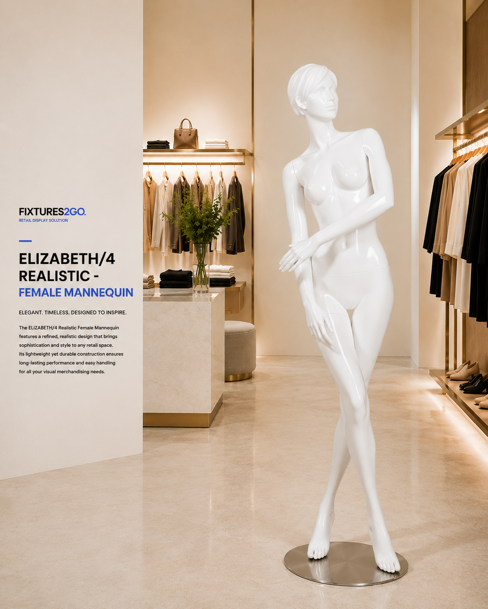 H2-6. ELIZABETH/4 REALISTIC- FEMALE MANNEQUIN